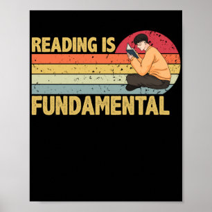 De fundamentele lezing van Geeky Bookworm Poetry Poster