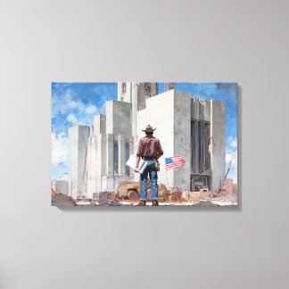 De fundamenten leggen  canvas afdruk