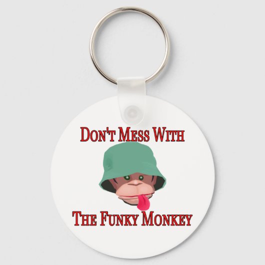 De Funky Monkey Sleutelhanger (Voorkant)