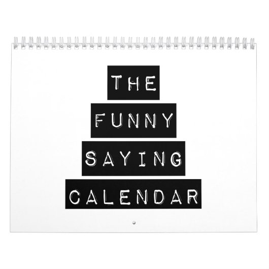 De Funny Gezegde Kalender (Hoes)