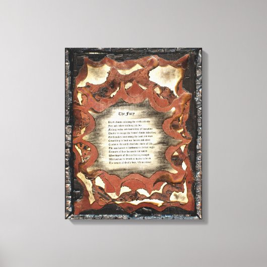 De Furie Canvas Afdruk (Voorkant)