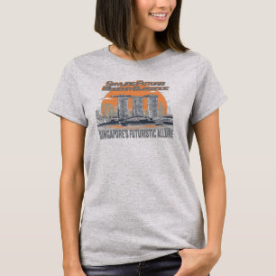De futuristische allure van Singapore. Asia T-shirt
