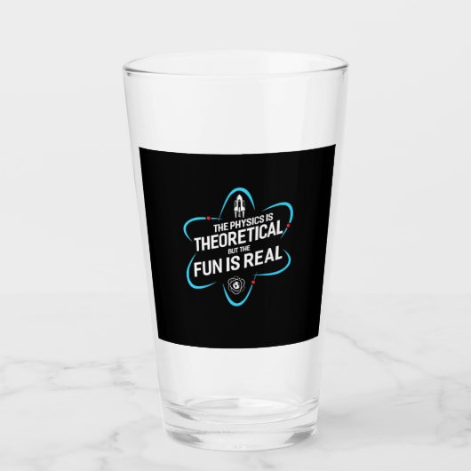 De fysica is theoretisch, maar de vun is echt glas (Voorkant)