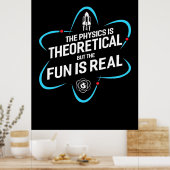 De fysica is theoretisch, maar de vun is echt poster (Keuken)