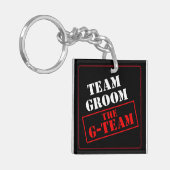 De G-Team Bruidegom Sleutelhanger (Voorkant Links)