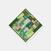 De Galerij Cocktail servet (Hoek)