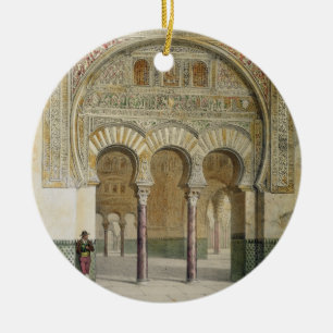 de galerij van de rechtbank van luiers bij het Alh Keramisch Ornament