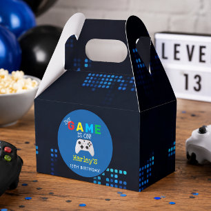 De Game Is Aan De Gang! Aangepaste Foto Video Game Bedankdoosjes
