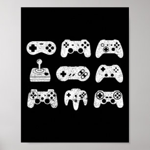 De game van de Dingen Video Game Controller bestur Poster
