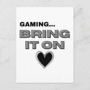 De Gamer Ansichtkaart  Briefkaart