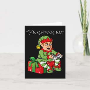 De Gamer Elf Fun Christmas Boys Kinder Tiener Gami Kaart