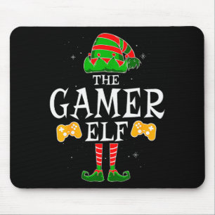 De Gamer Elf Groep Matching Familie Kerstmis Holi Muismat