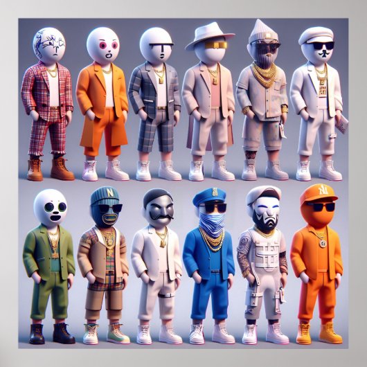 De gangsters van NFT's Poster (Voorkant)