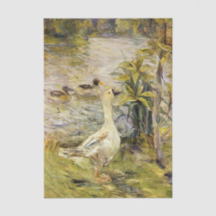 De gans door Berthe Morisot Tissuepapier