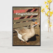 De gans van afstuderen kaart (Gele Bloem)