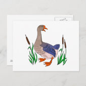 De Gans van Grammy Briefkaart (Voorkant / Achterkant)