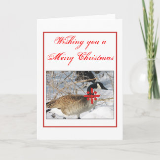 De Gans van Kerstmis Feestdagen Kaart