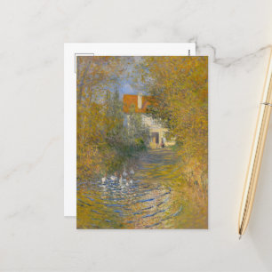 De Ganzen door Claude Monet Feestdagenkaart