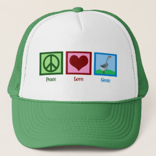 De Ganzen van de Liefde van de vrede Trucker Pet
