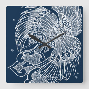 De Garuda Vierkante Klok