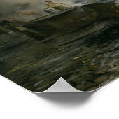 De gasfabriek te Courcelles, 1884 Poster (Hoek)