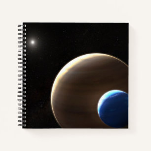 De gasreus planeet Kepler-1625b Notitieboek