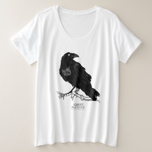 De gastheer in mijn machine "Raven" T-shirt - plus (Design voorkant)
