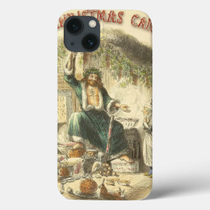 De gastheer van Kerst Present en Ebenezer Scrooge iPhone 13 Hoesje