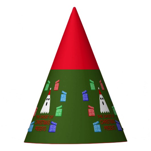 De gastheer van Kerstmis presenteert grappig Feesthoedjes (Voorkant)