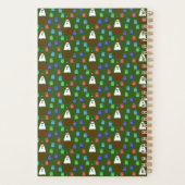 De gastheer van Kerstmis presenteert grappig Planner (Achterkant)