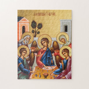 De gastvrijheid van Abraham Orthodox Christelijk I Legpuzzel