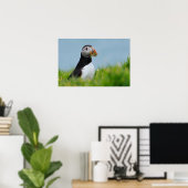 De Gatherer Puffin Poster (Thuiskantoor)