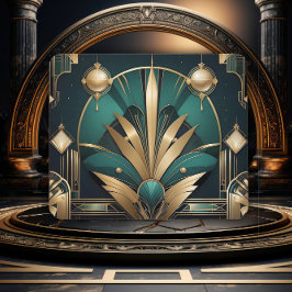 De Gatsby Lines Art Deco Muismat