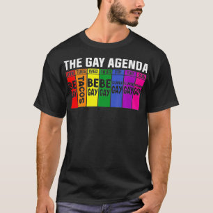De Gay agenda LGBT Pride T-shirt