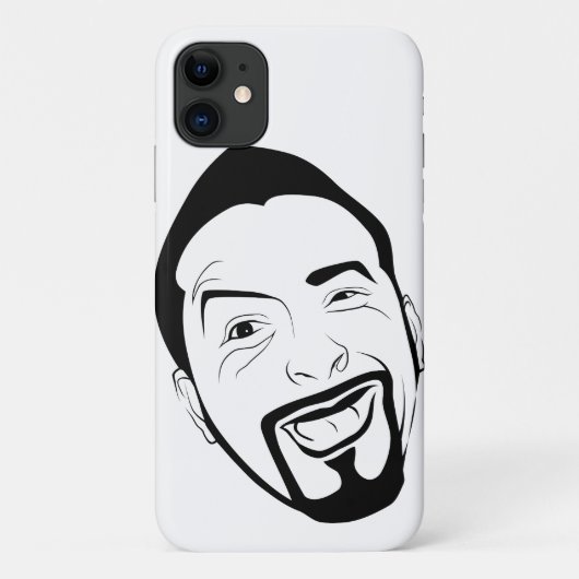 De geamuseerde Koksmann... Case-Mate iPhone Case (Achterkant)