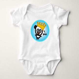 De geanimeerde Baby - Boss Panda Romper