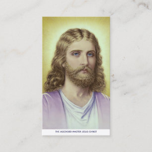 De geascendeerde meester Jezus Christus Contactkaartje