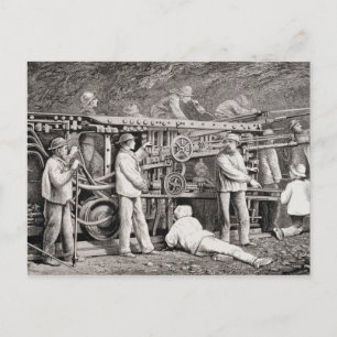 De geavanceerde galerij aan de Franse zijde van de Briefkaart