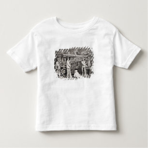 De geavanceerde galerij aan de Franse zijde van de Kinder Shirts
