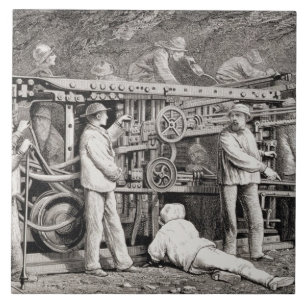 De geavanceerde galerij aan de Franse zijde van de Tegeltje