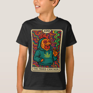 De Gebakken Kip Grappige Stoner Wiet Roken Grafisc T-shirt