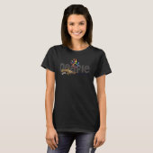De gebarentaal Deafle T-shirt (Voorkant volledig)