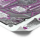 De  gebeden van de Heer (Roze) Poster (Hoek)