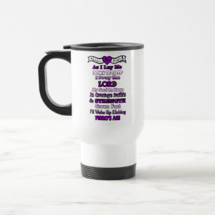De gebeden van de Warrior...Fibro Travel Mug Reisbeker