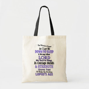 De gebeden van de Warrior Lupus Tote Bag