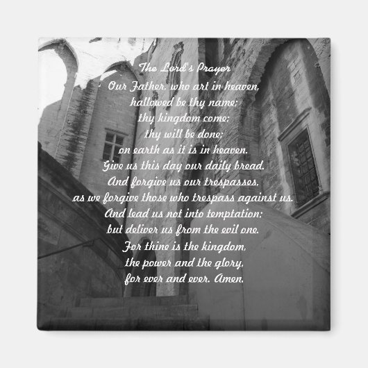 De gebedsmagneet van de Heer Magneet (Voorkant)