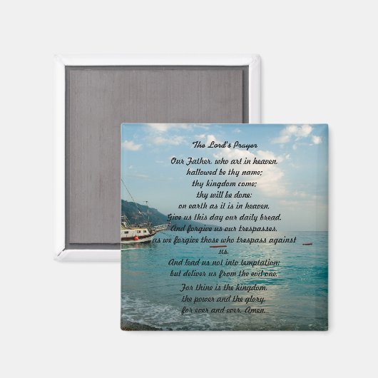 De gebedsmagneet van de Heer Magneet (Voorkant / Achterkant)