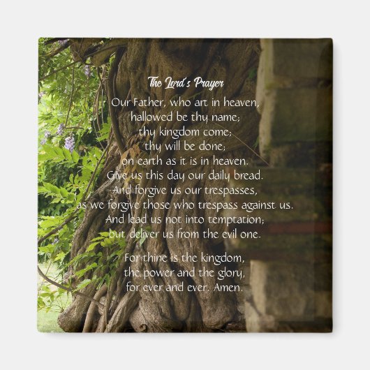 De gebedsmagneet van de Heer Magneet (Voorkant)