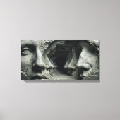 De gebeitelde oneindigheid canvas afdruk (Voorkant)