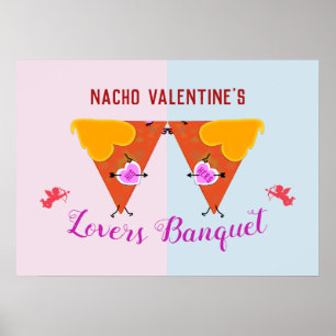 De gebeurtenis van Nacho Valentijns Kissingsen Poster